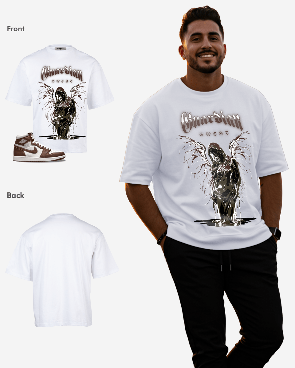 G West Guardian Angel Oversized T-Shirt para Hombre