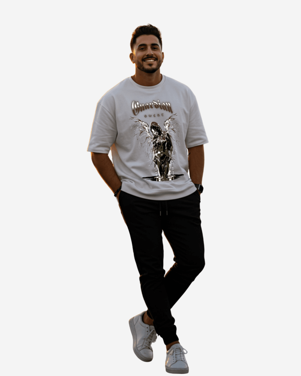 G West Guardian Angel Oversized T-Shirt para Hombre