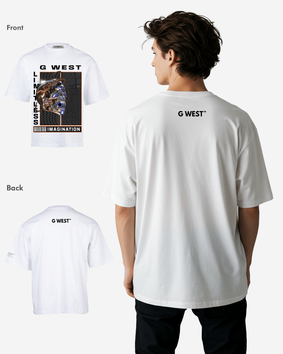 G WEST LIMITLESS OVERSIZED T SHIRTS Mens G West
