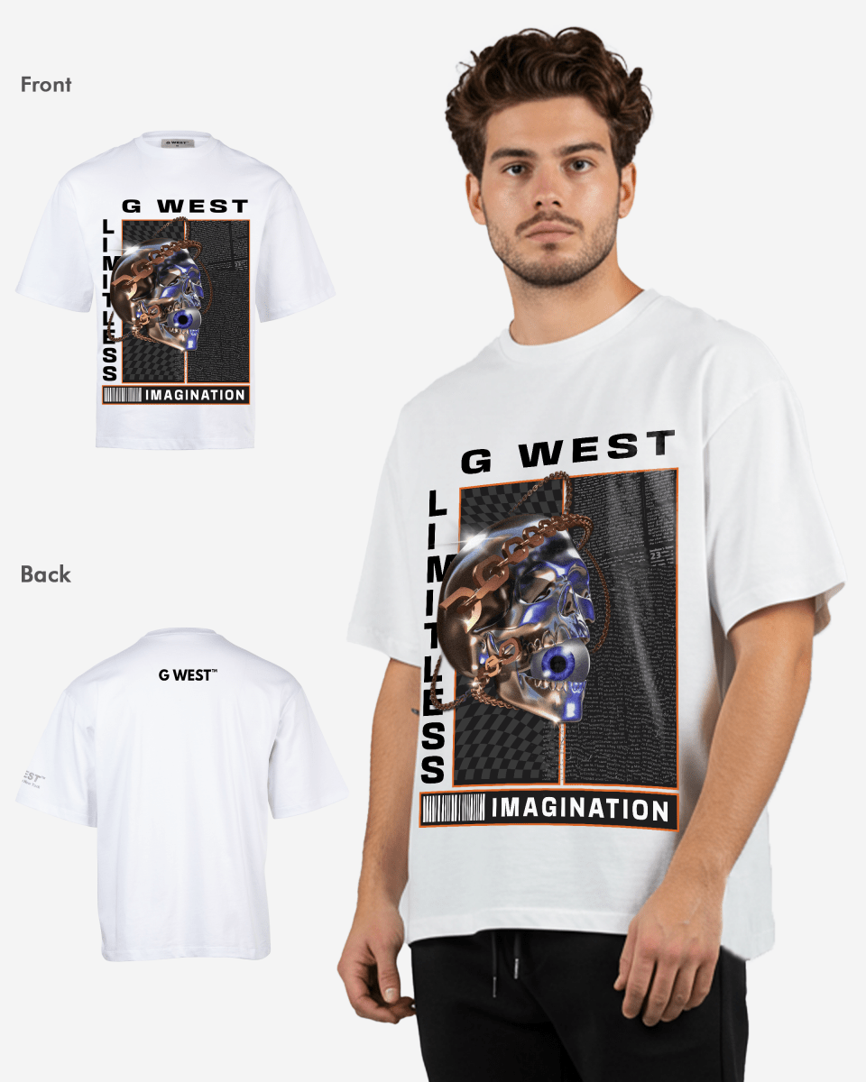 G WEST LIMITLESS OVERSIZED T SHIRTS Mens G West