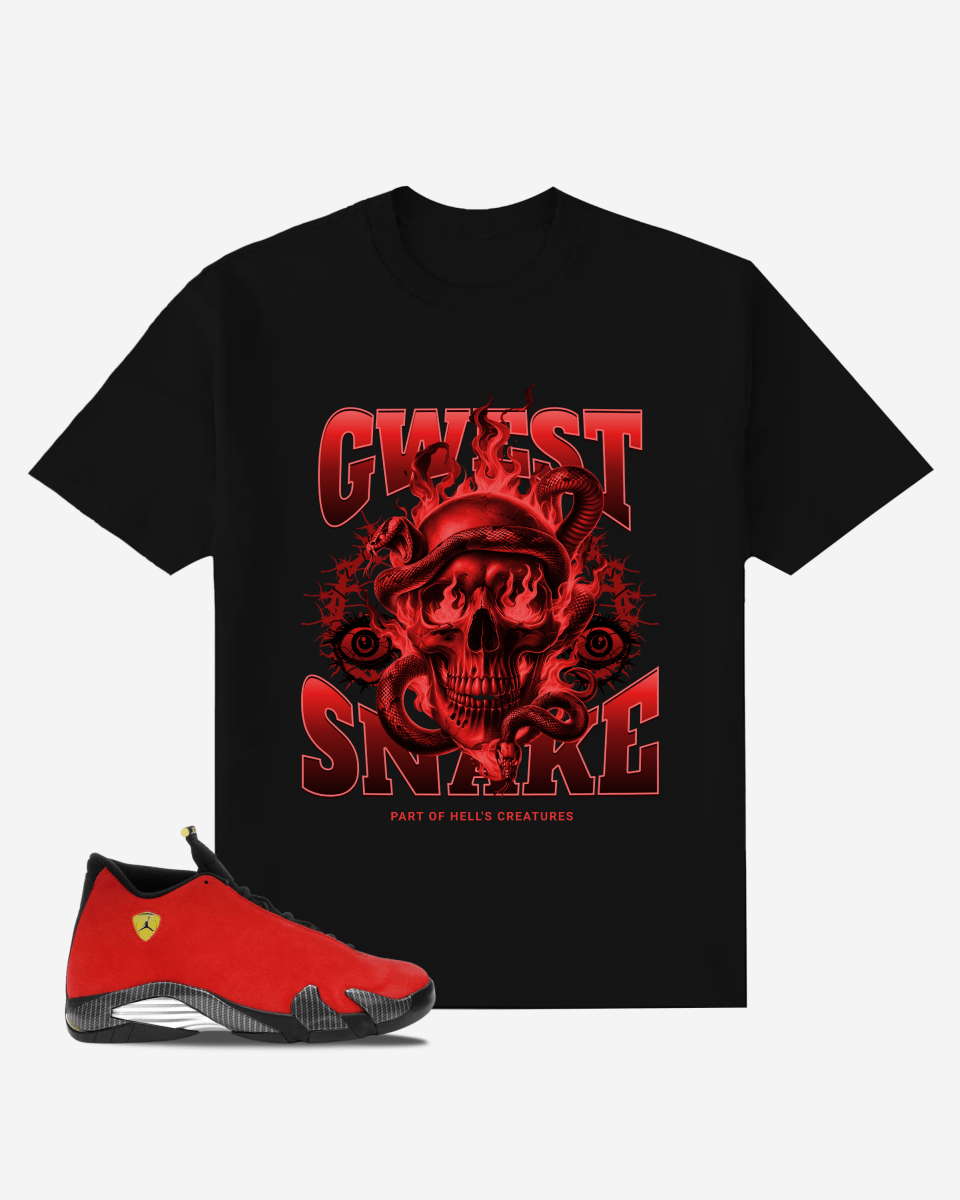 G West Snake Oversized T-Shirt Mens G West