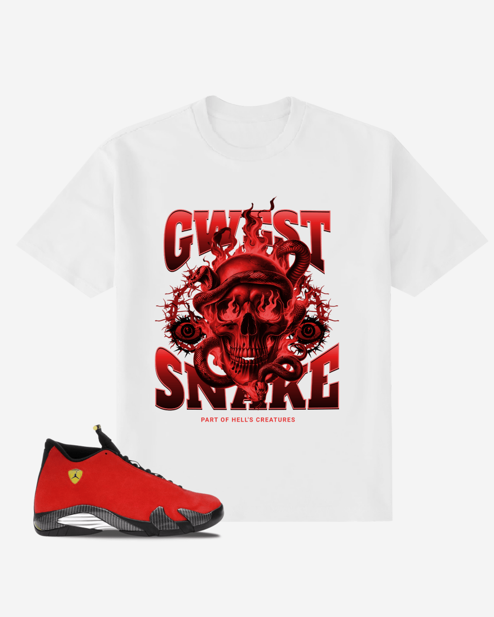 G West Snake Oversized T-Shirt Mens G West