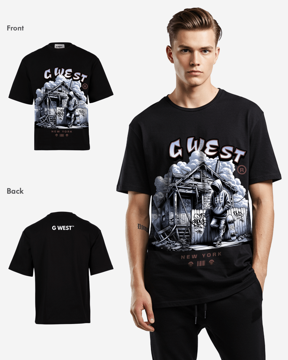 G WEST WANDERING SPIRIT OVERSIZED T-Shirt Mens G West