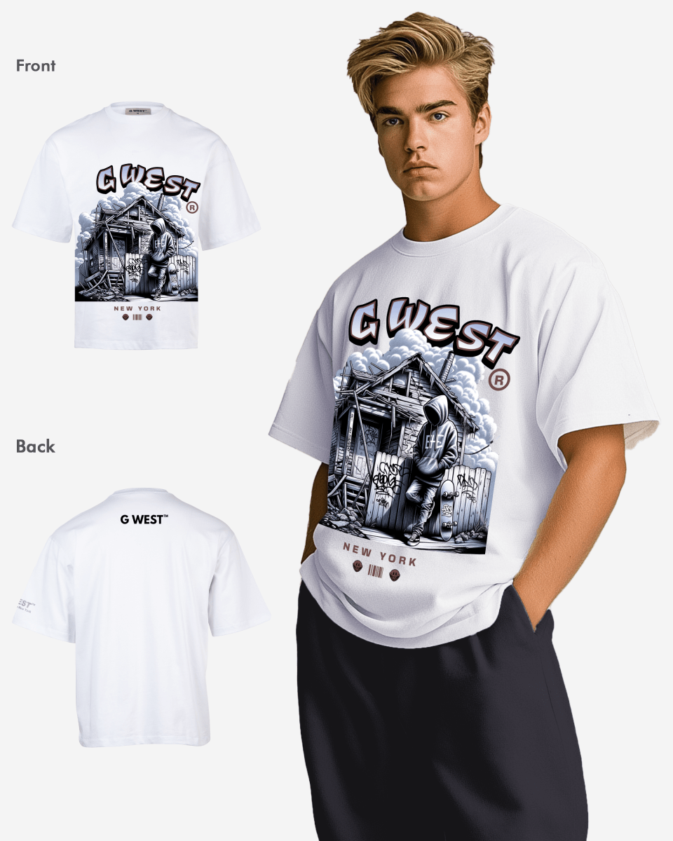 G WEST WANDERING SPIRIT OVERSIZED T-Shirt Mens G West
