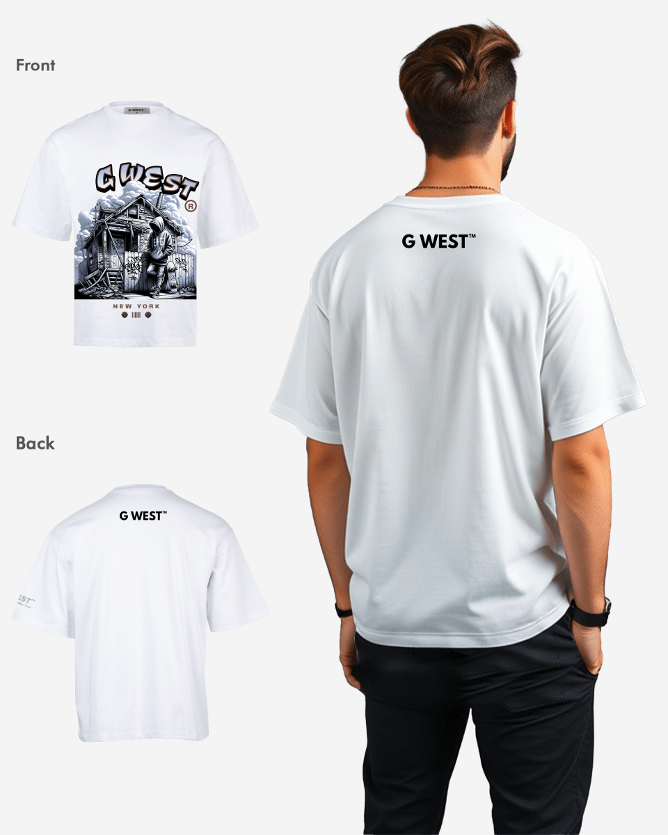 G WEST WANDERING SPIRIT OVERSIZED T-Shirt Mens G West
