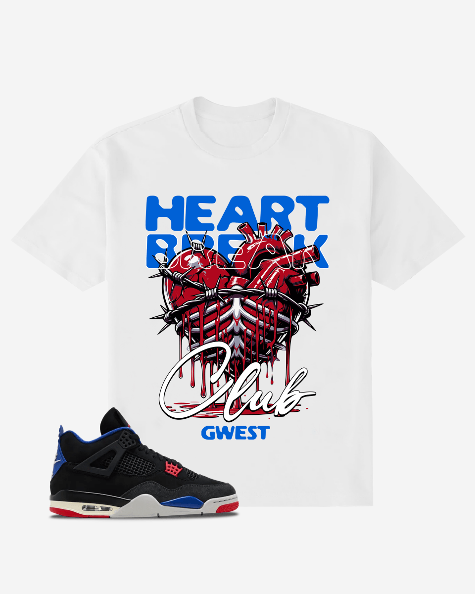 G West Heart Break Club Oversized T-Shirt Mens G West