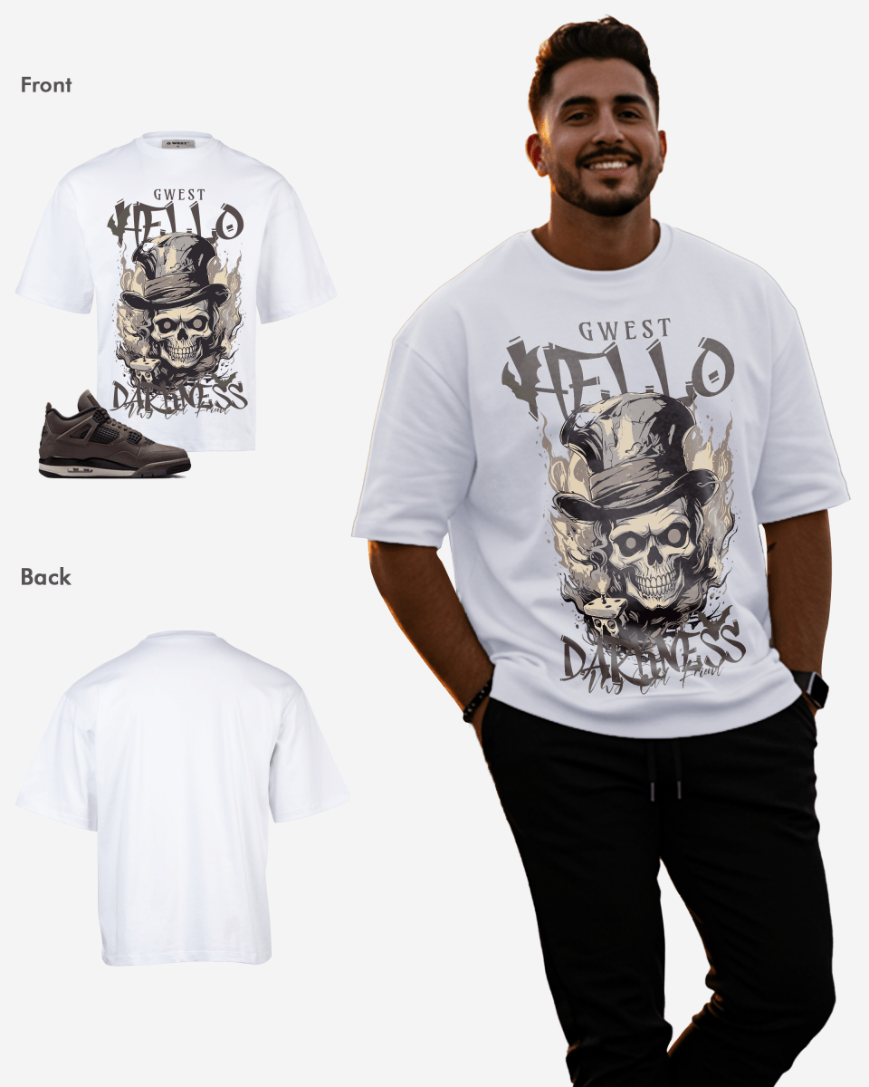 G West Hello Darkness Oversized T-Shirt Mens G West
