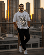 G West Hello Darkness Oversized T-Shirt Mens G West