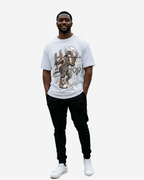 Camiseta de hombre extragrande G West Hip Hop Music