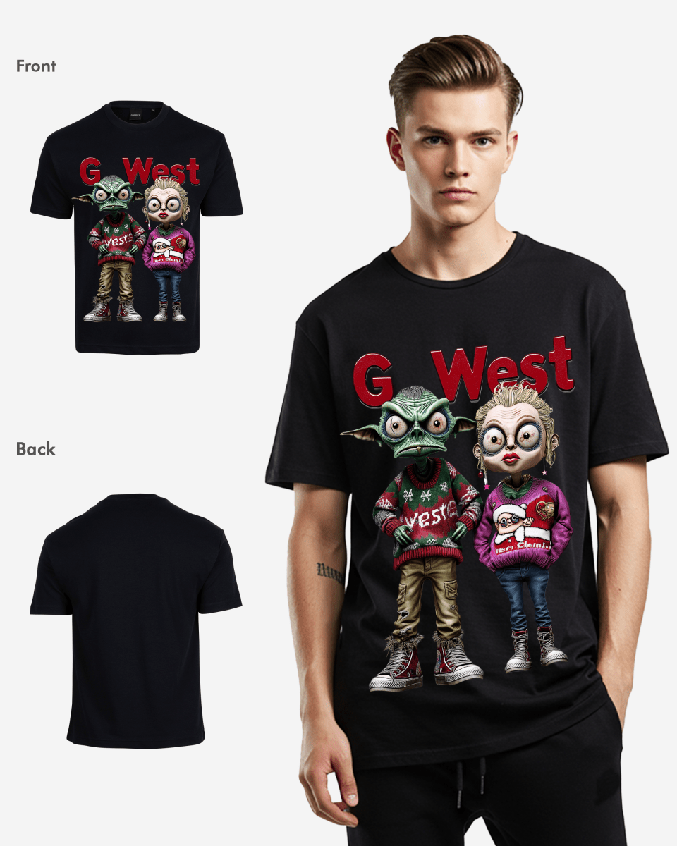 G West Holiday Visitors Oversized T-Shirt Mens G West