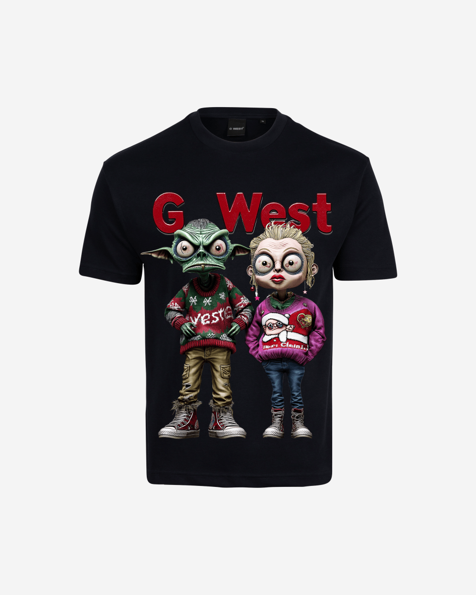 G West Holiday Visitors Oversized T-Shirt Mens G West