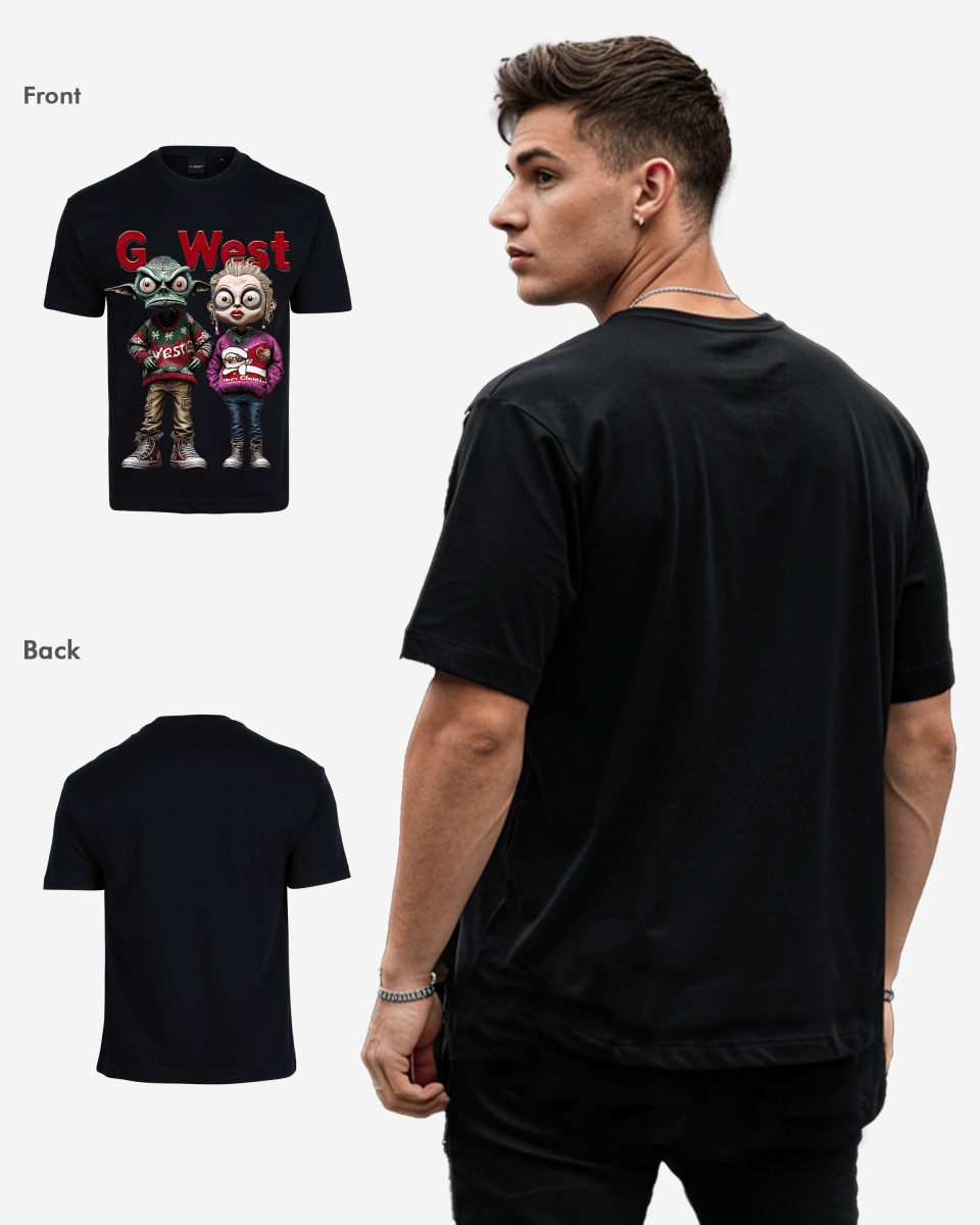 G West Holiday Visitors Oversized T-Shirt Mens G West