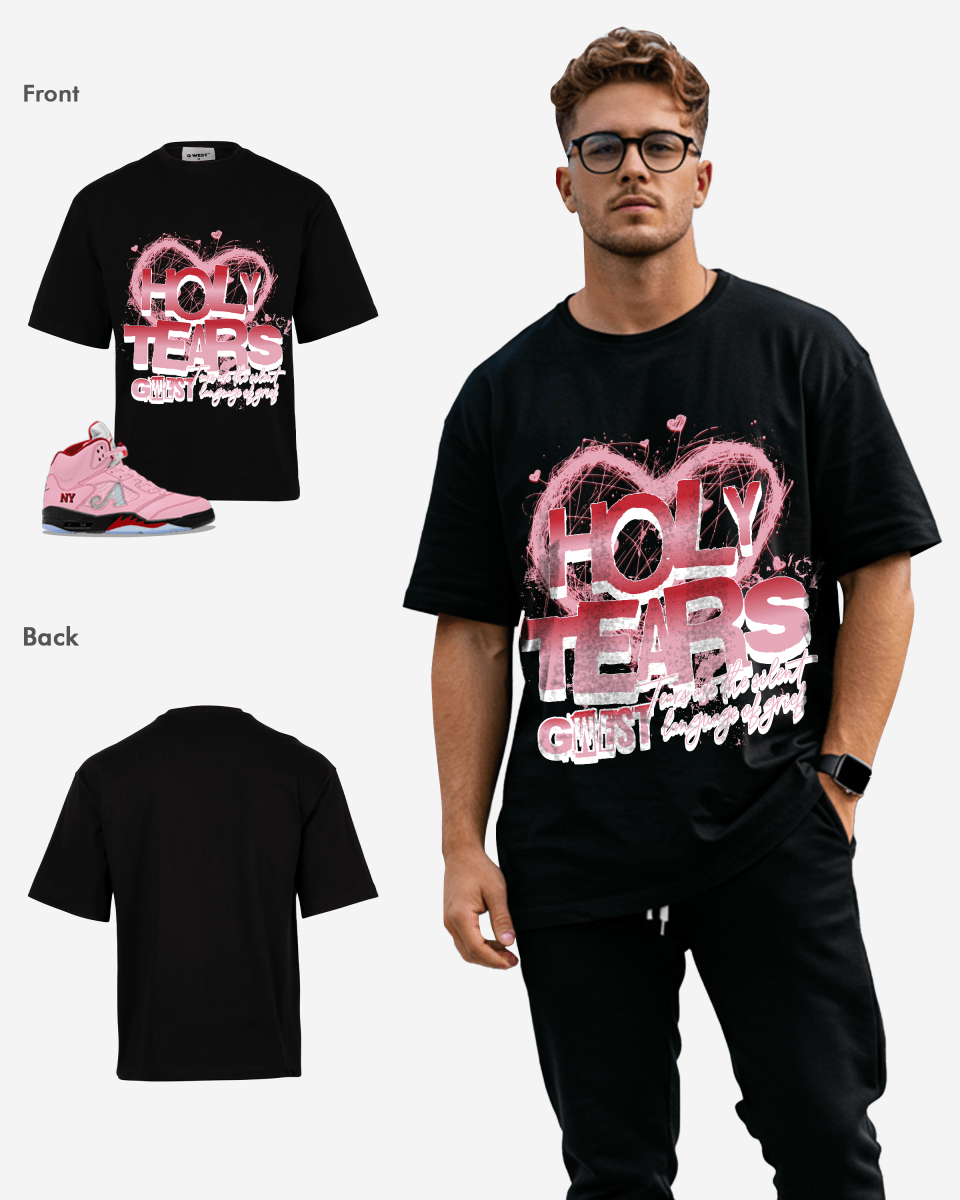 G West Holy Tears Oversized Men's T-Shirt G West