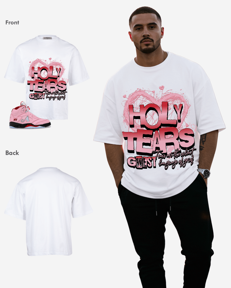 G West Holy Tears Oversized Men's T-Shirt G West