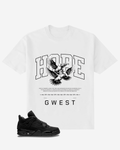 G West Hope Streetwear Style Oversized T-Shirt Mens G West