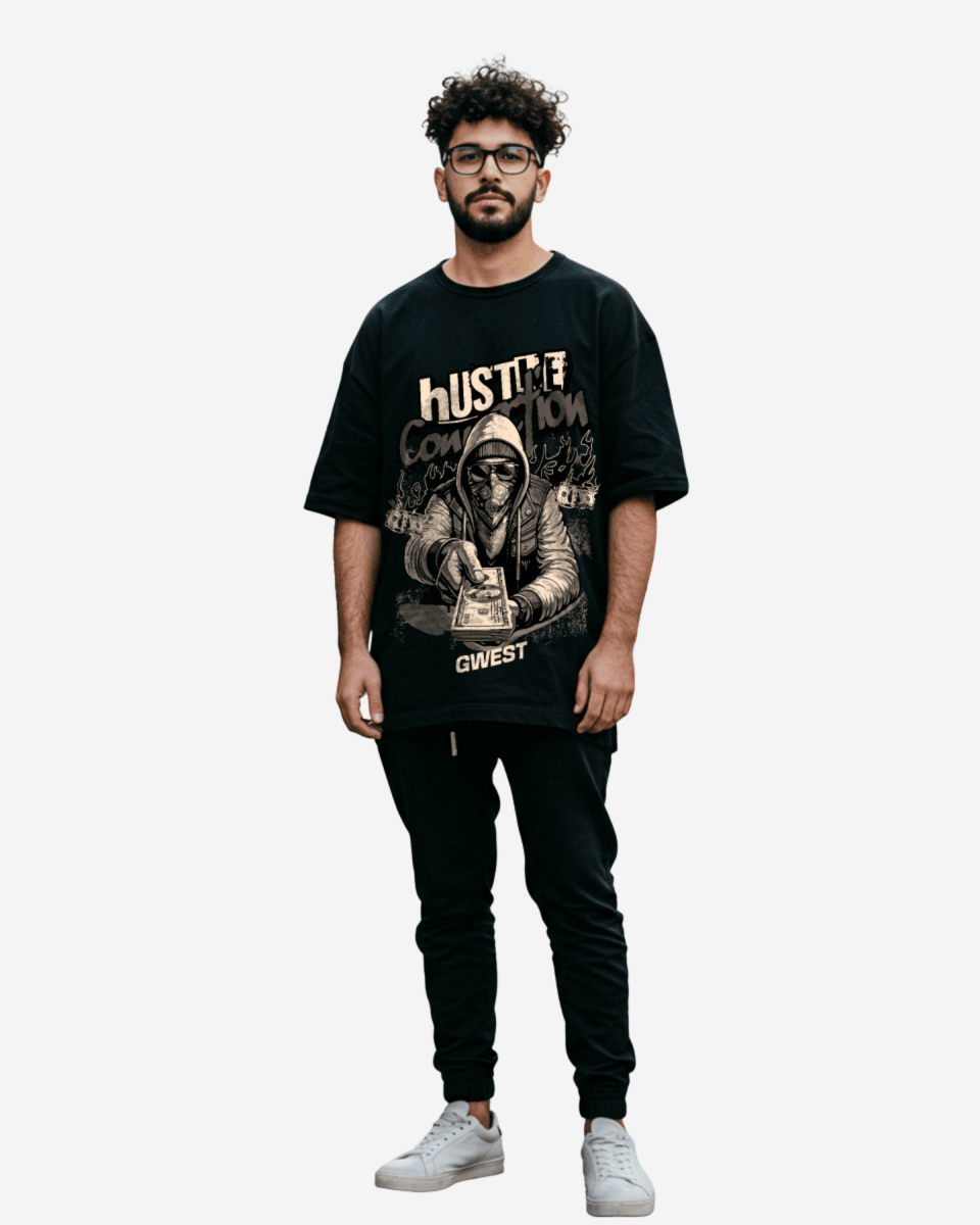 G West Hustle Connection Oversized T-Shirt Mens G West