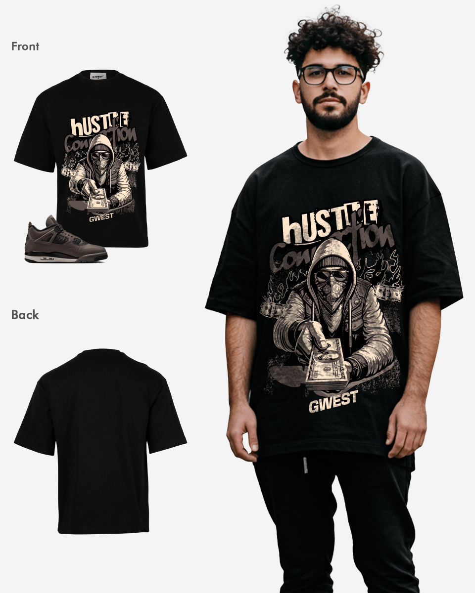 G West Hustle Connection Oversized T-Shirt Mens G West