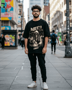G West Hustle Connection Oversized T-Shirt Mens G West