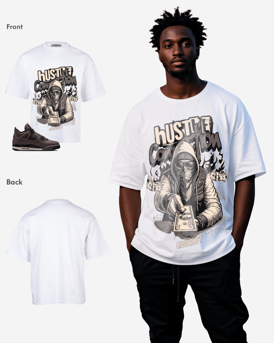 G West Hustle Connection Oversized T-Shirt Mens G West
