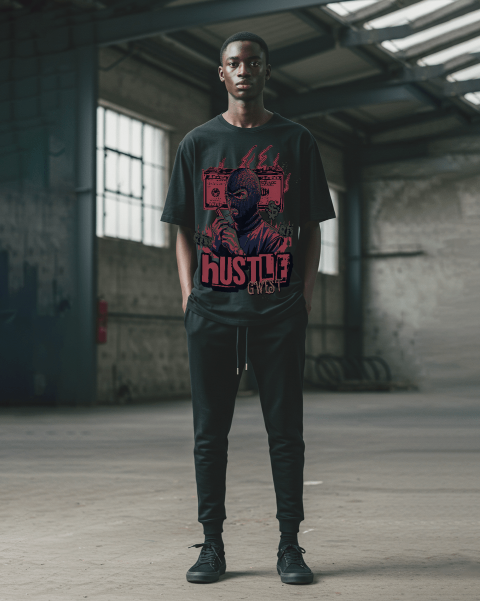 G West Hustle Syndicate Oversized T-Shirt Mens G West