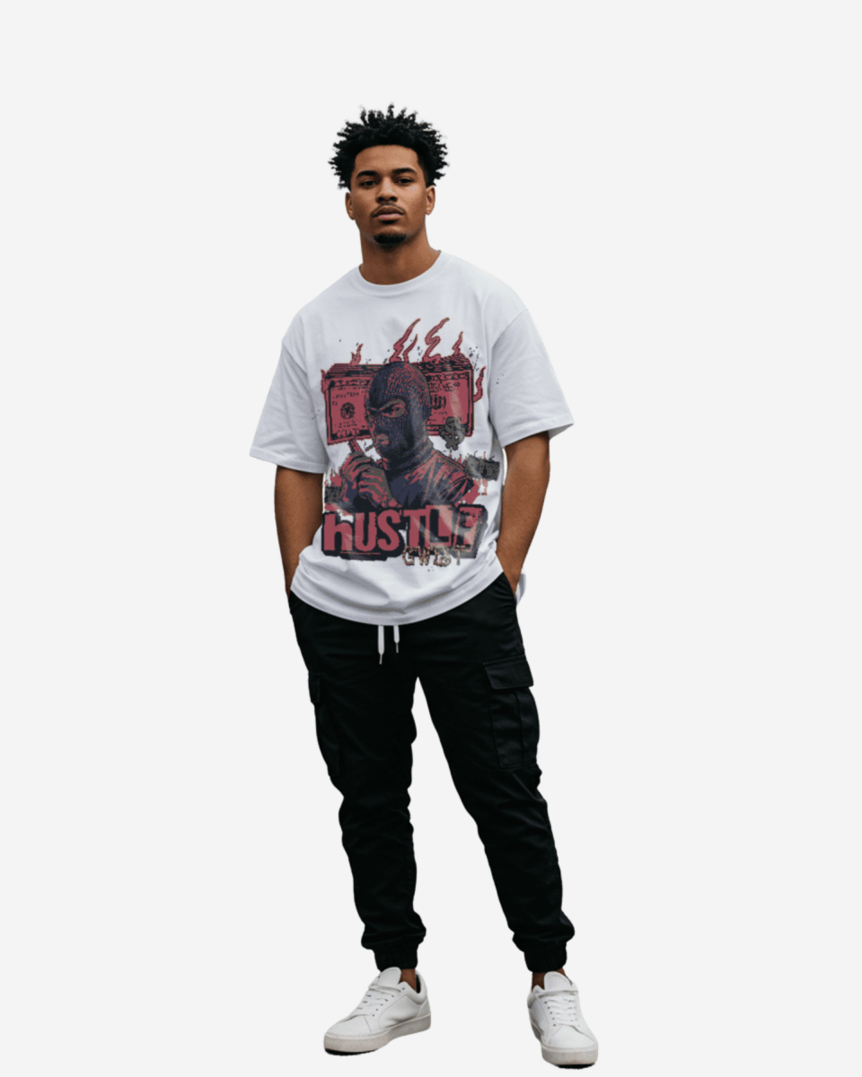 G West Hustle Syndicate Oversized T-Shirt Mens G West