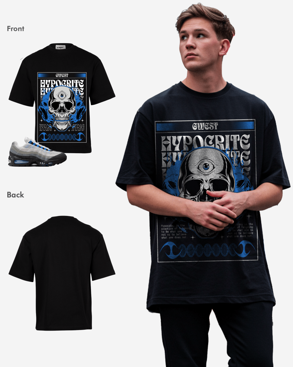 G-West Hypocrite Streetwear Oversized T-Shirt Mens G West