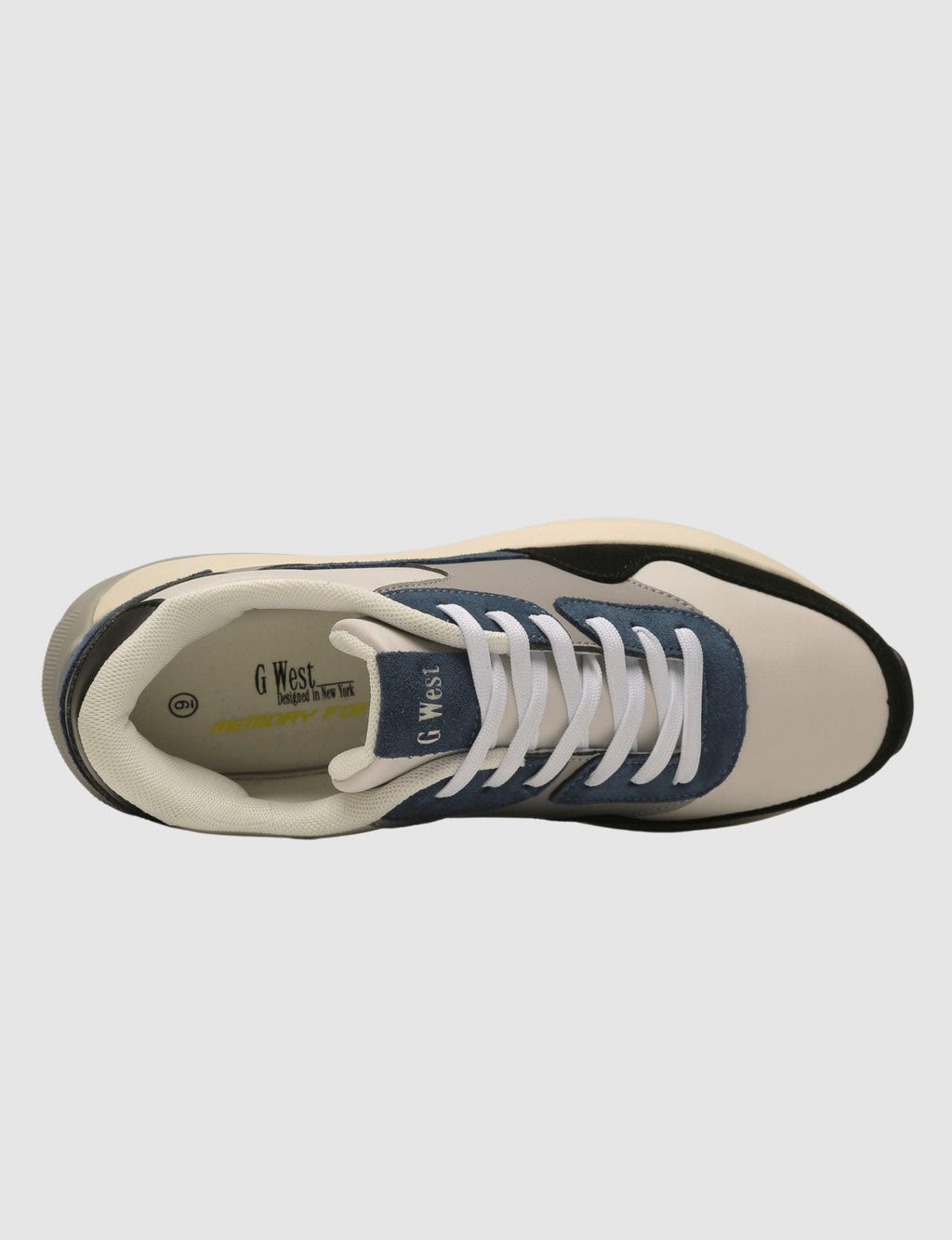 G West Mens Running Shoes - Gwm20004|Black|Gray G West
