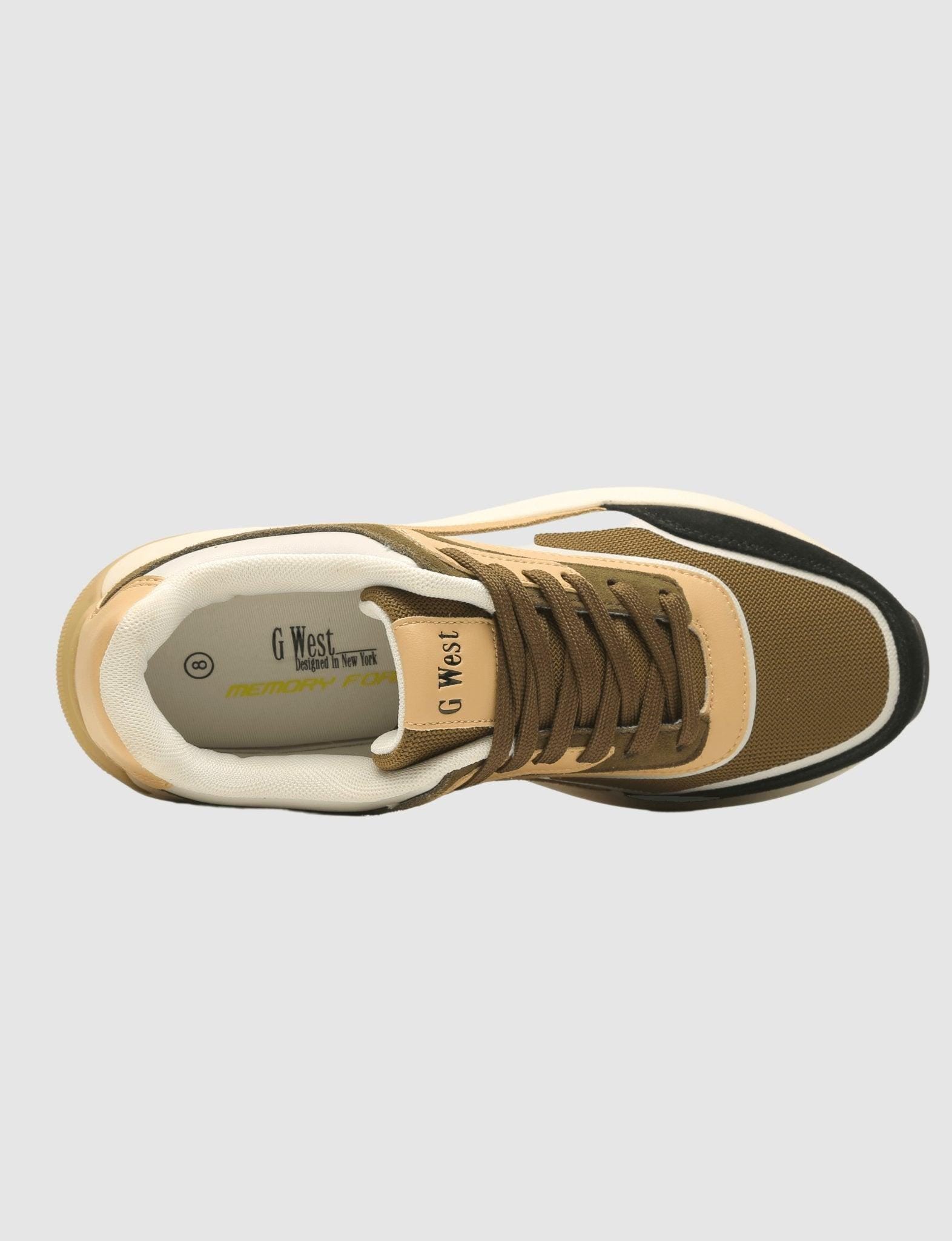 G West Mens Running Shoes - Gwm20003 | Olive G West