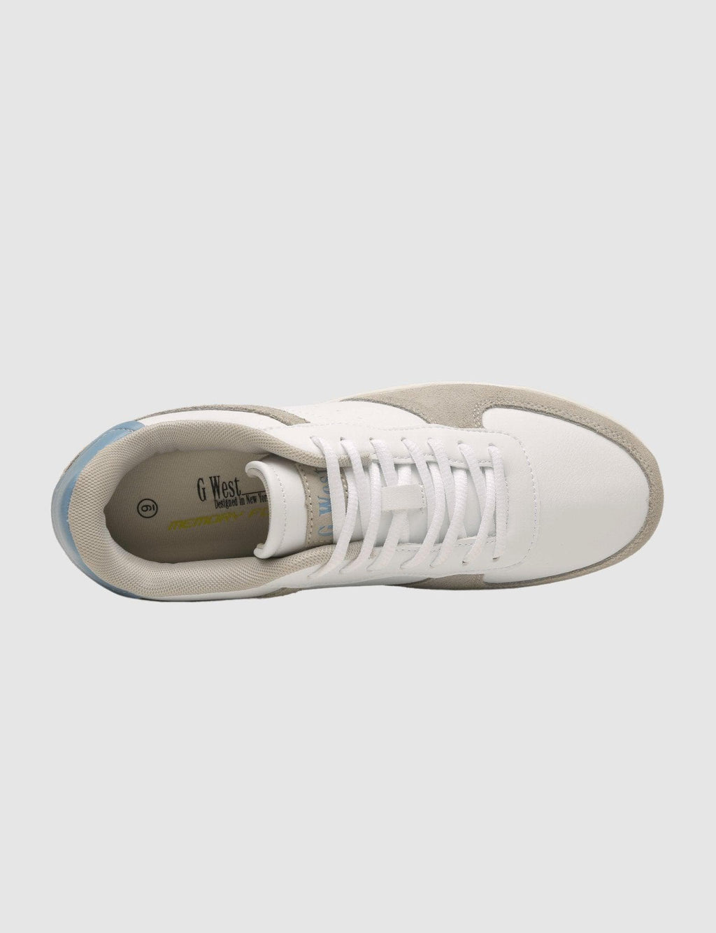 G West Mens Running Shoes - Gwm20001 | White | Gray G West