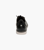 Black - Stacy Adams - Sync Plain Toe Elastic Lace Up