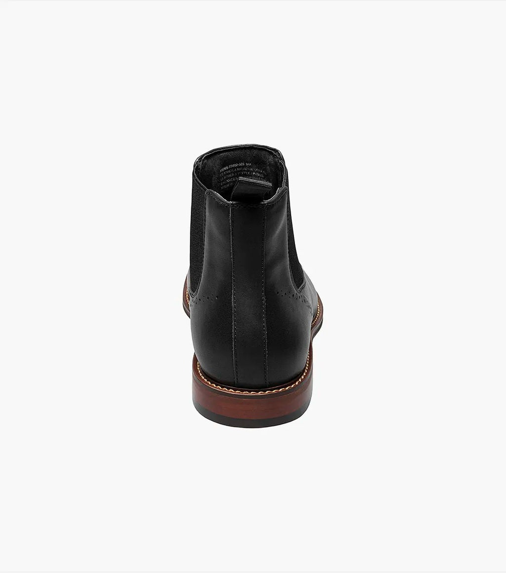 Black - Stacy Adams - Maury Cap Toe Chelsea Boot