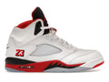 JORDAN RETRO 5 FIRE RED BLACK TONGUE