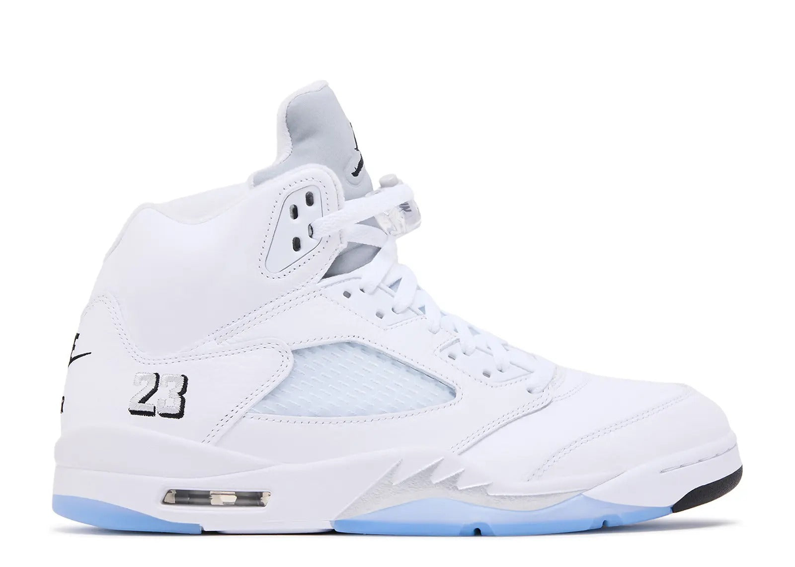 JORDAN RETRO 5 WHITE METALIC JORDAN