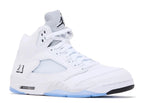 JORDAN RETRO 5 WHITE METALIC JORDAN