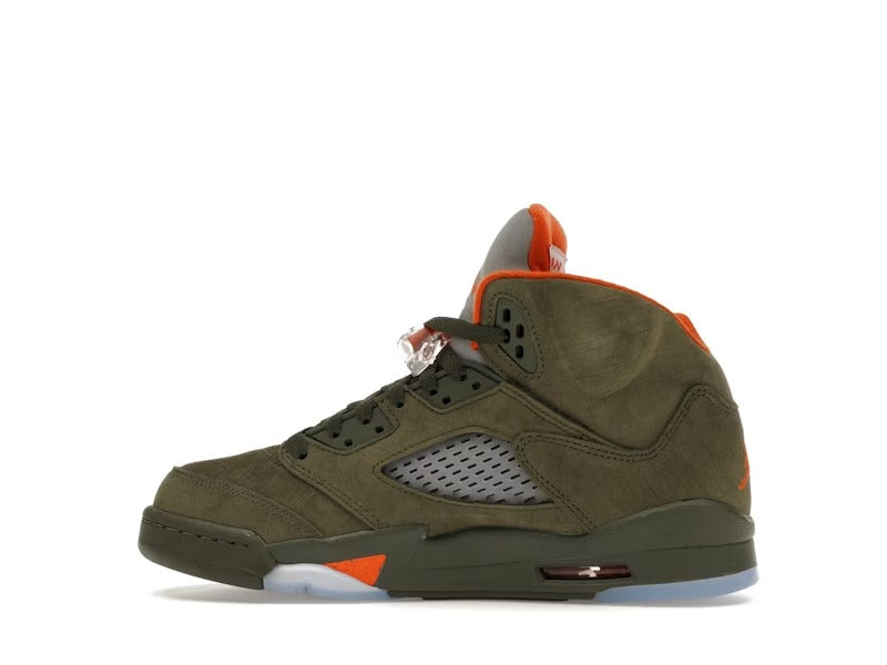 JORDAN RETRO 5 OLIVA/NARANJA SOLAR