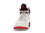 JORDAN RETRO 5 FIRE RED BLACK TONGUE