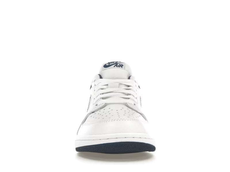 JORDAN 1 LOW WHITE/NAVY