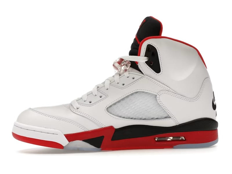 JORDAN RETRO 5 FIRE RED LENGÜETA NEGRA