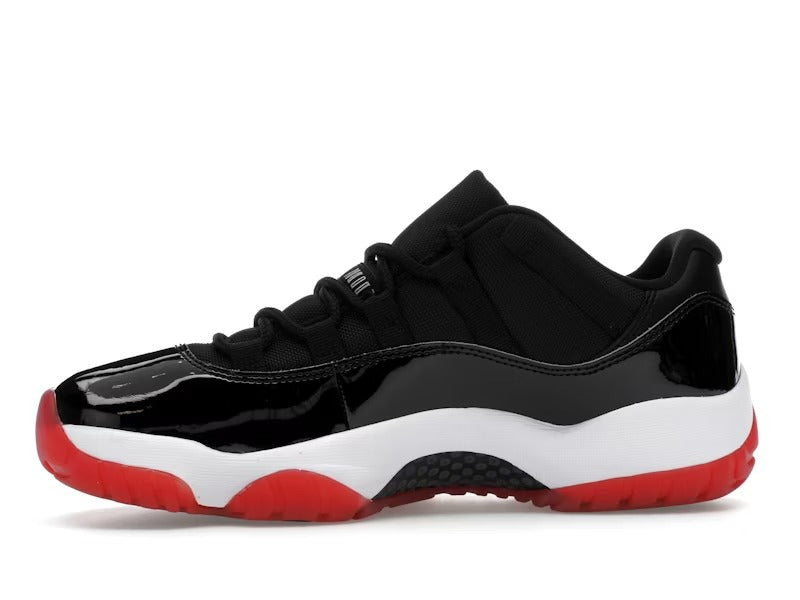 JORDAN 11 LOW BLACK/RED - BRED