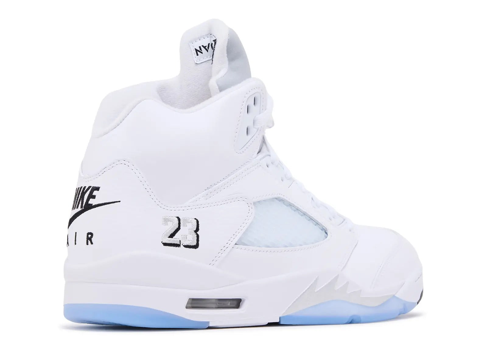 JORDAN RETRO 5 WHITE METALIC JORDAN