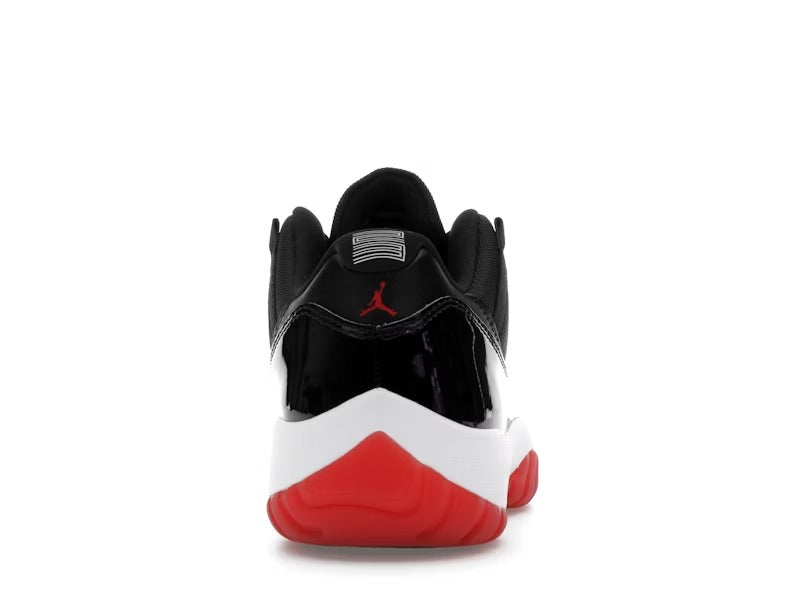 JORDAN 11 LOW BLACK/RED - BRED