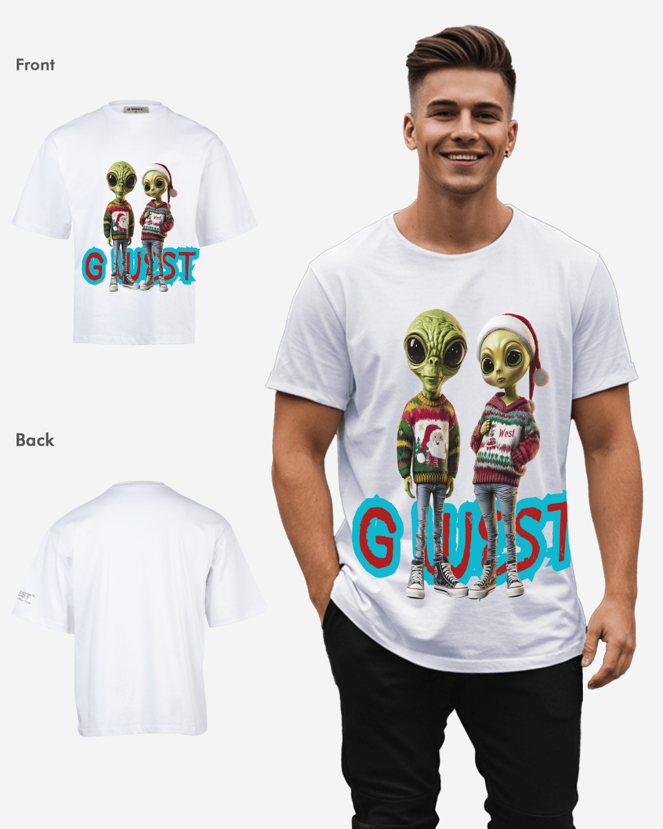 Interstellar Christmas Oversized  Tshirt G West