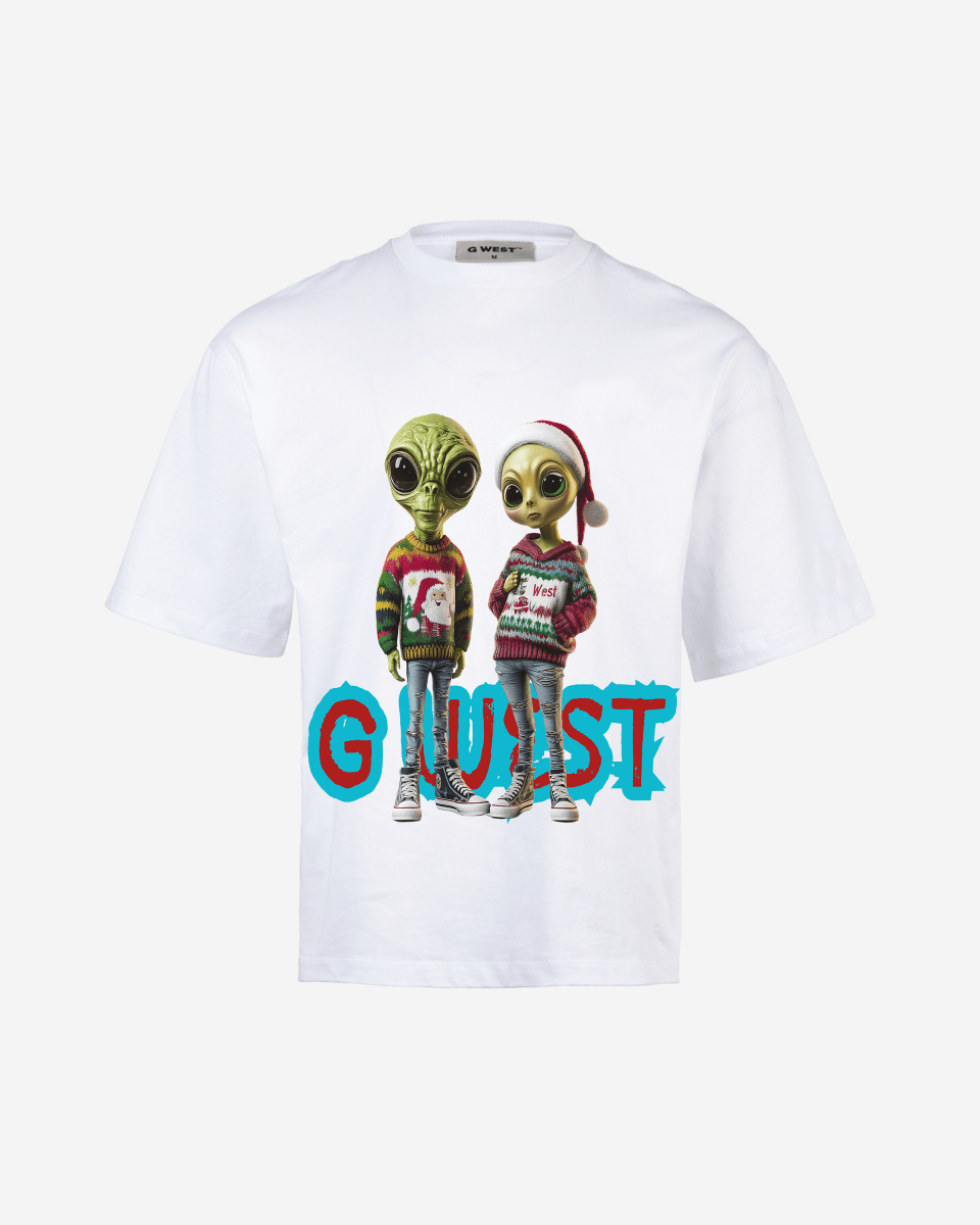 Interstellar Christmas Oversized  Tshirt G West