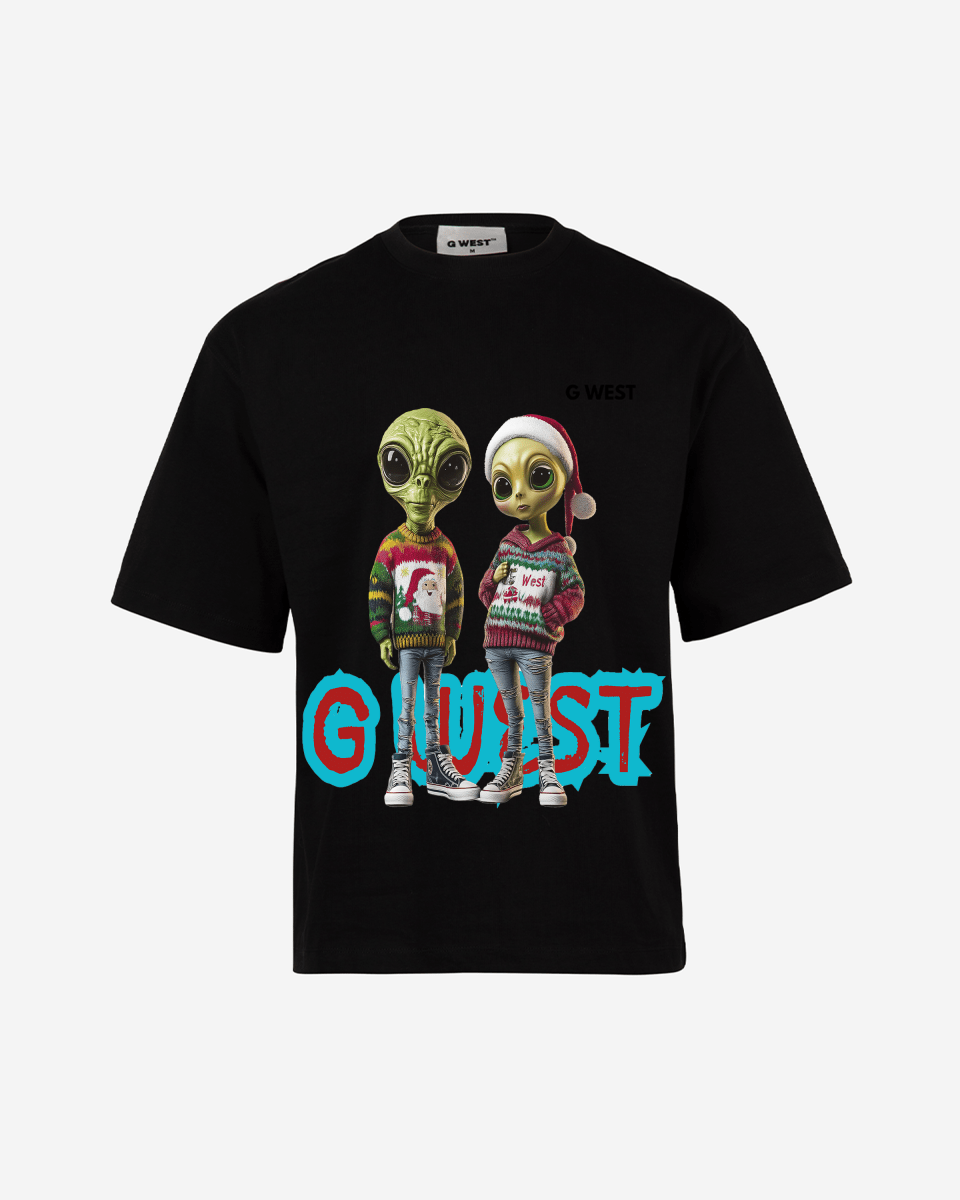 Interstellar Christmas Oversized  Tshirt G West