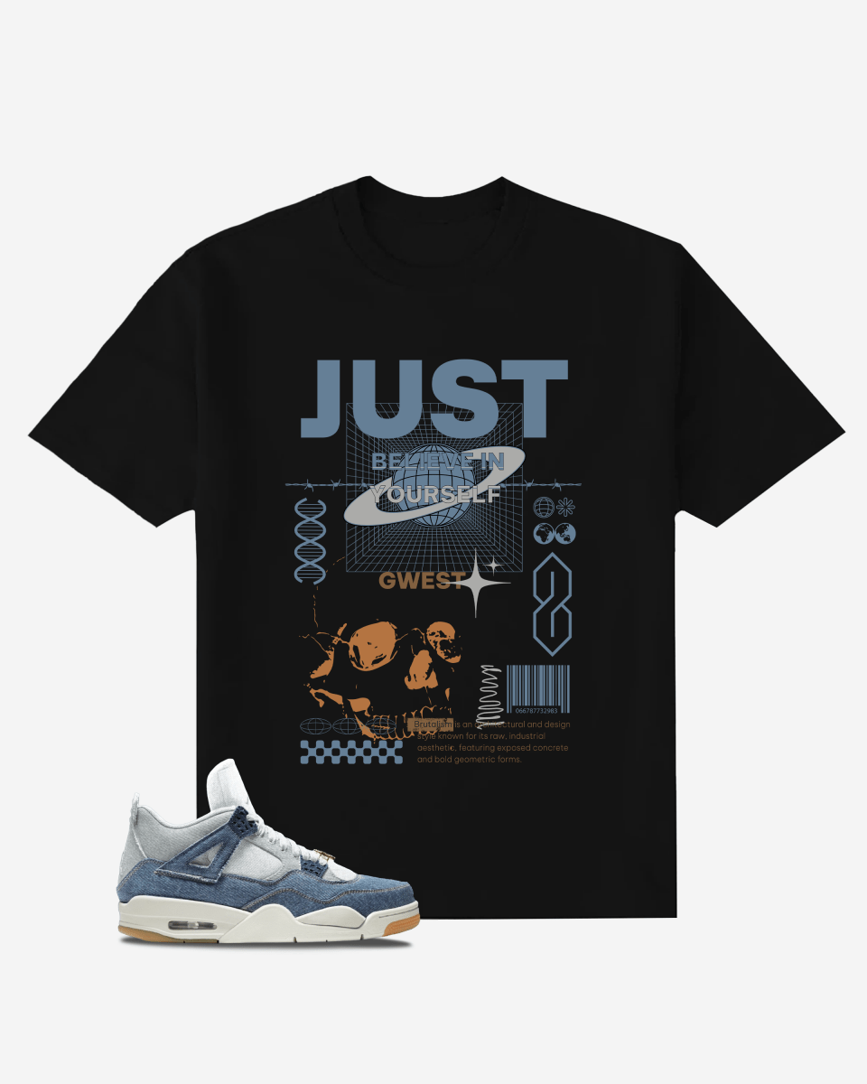 G West Just Believe In Yourself Oversized T-Shirt Mens G West