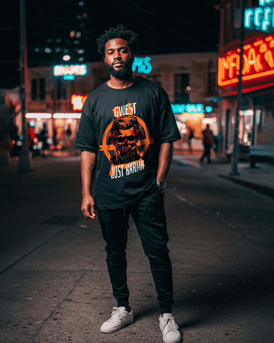 G West Just Karma Oversized T-Shirt Mens G West