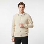 Marquee Cable Knit Cardigan LS IVORY