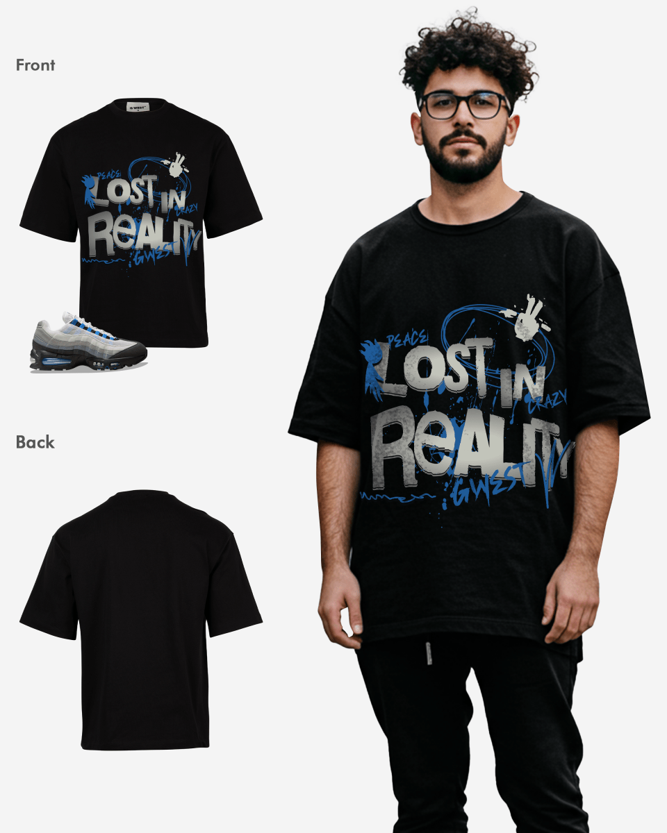 G West Lost In Reality Oversized Men's T-Shirt
