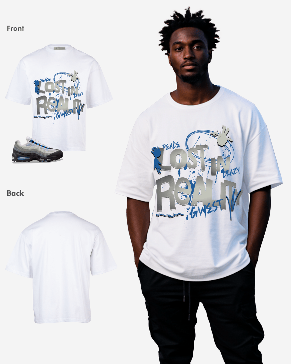 Camiseta extragrande para hombre G West Lost In Reality