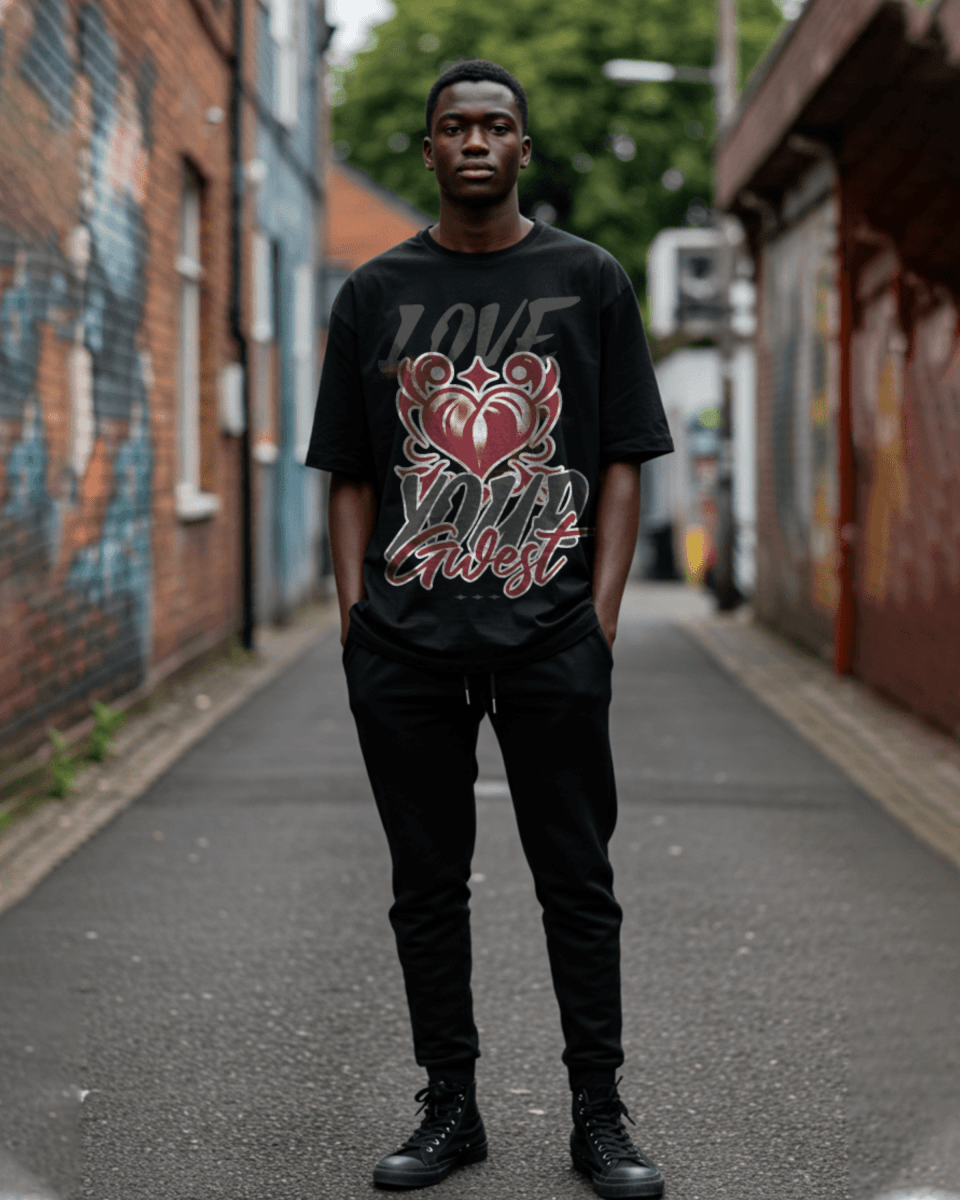 G West Love Your Self Oversized T-Shirt Mens G West